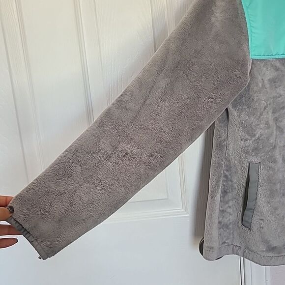 Fila Blue and Gray Ski Jacket Full Zip Stand-Up Collar - Picture 5 of 7